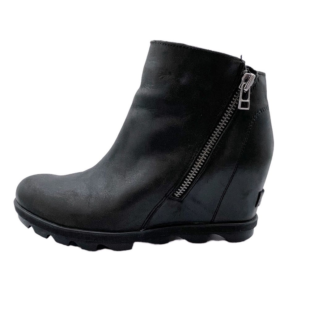 Sorel Joan of Arctic II Zip Bootie Zip Wedge 8.5 Black